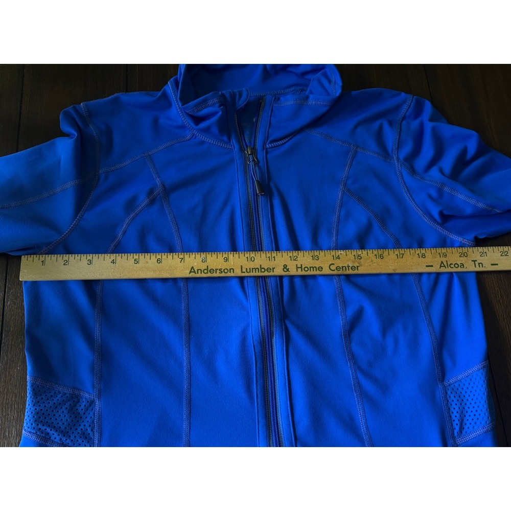 Tangerine Womens Royal Blue Full Zip Active Jacket Mesh Vent XL RN 83814 - Picture 6 of 6